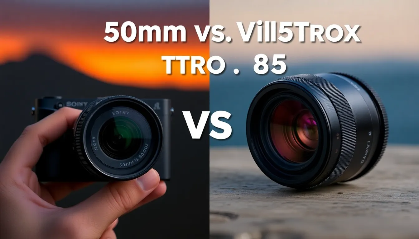 Sony 50mm vs Viltrox 85mm — Which Budget Portrait Lens Should You Buy?