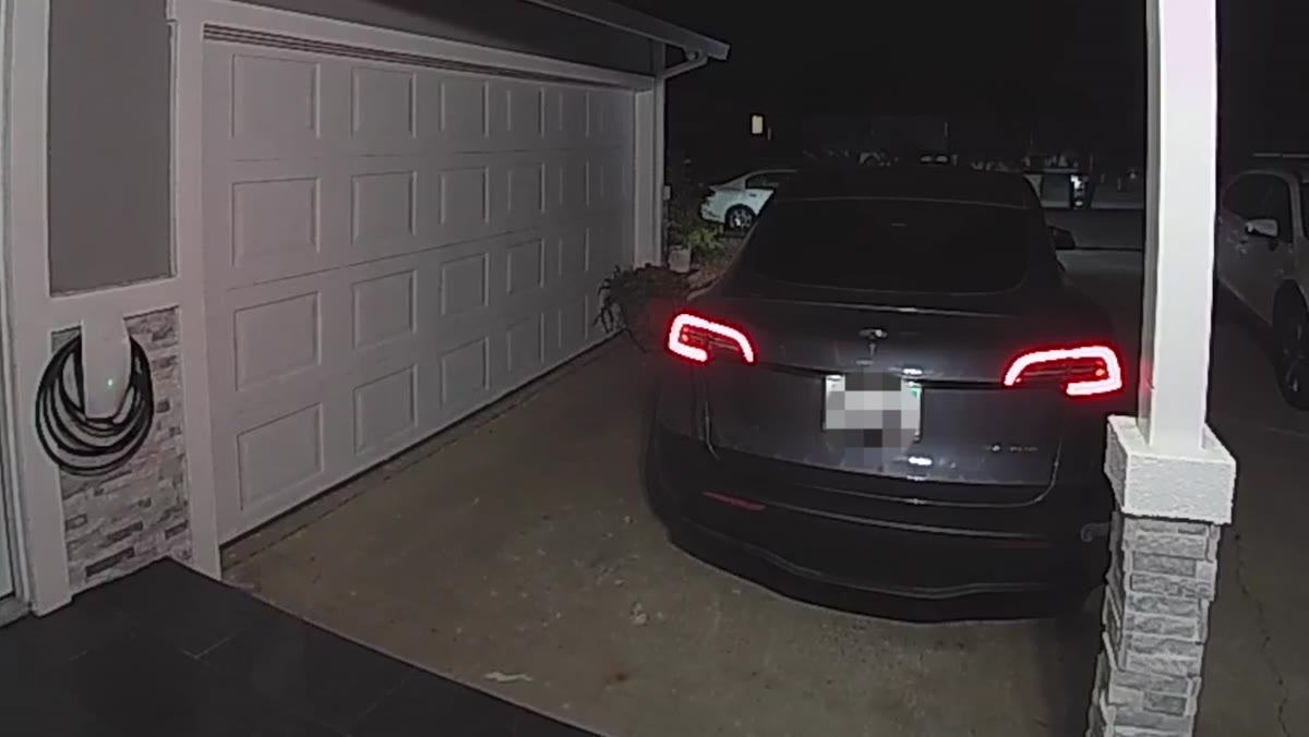 Louis describing sitting in his Tesla, checking in with colleagues