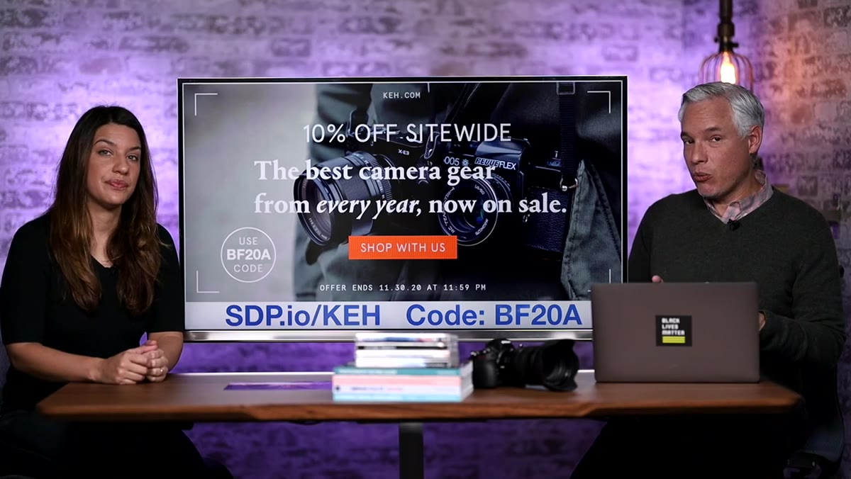 KEH website with Black Friday discount code shown