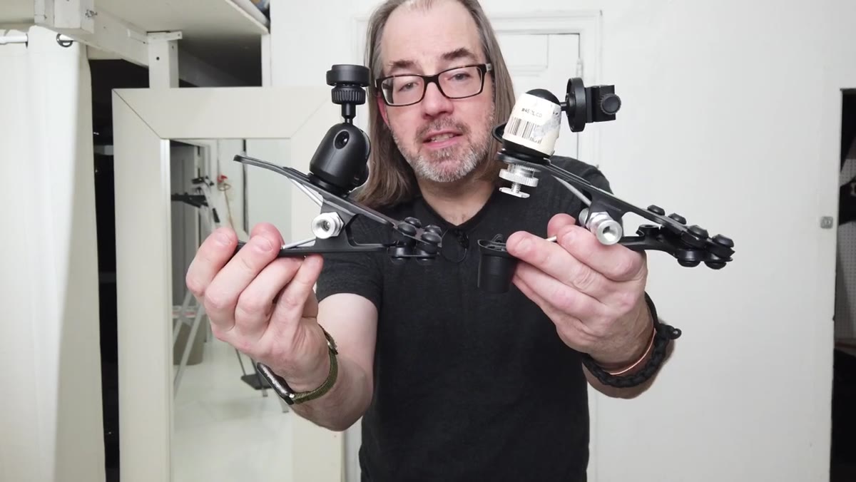 Manfrotto 175 clamp isolated on its own