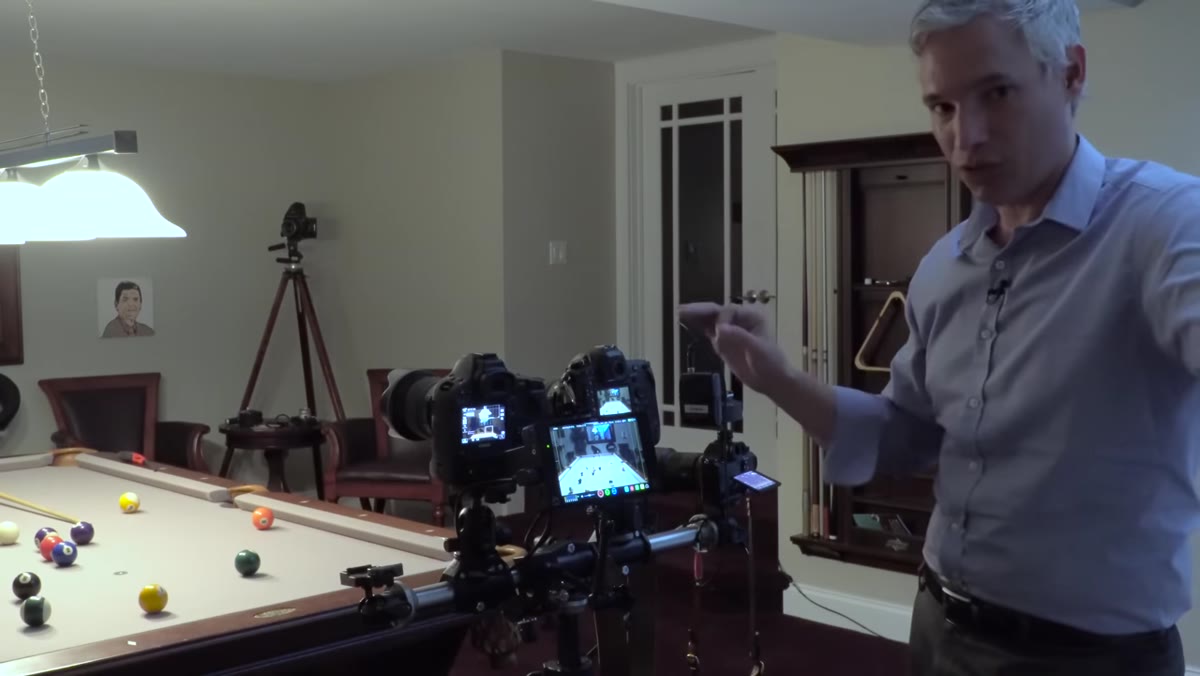 Demonstration of touchscreen and phase detect autofocus on Canon