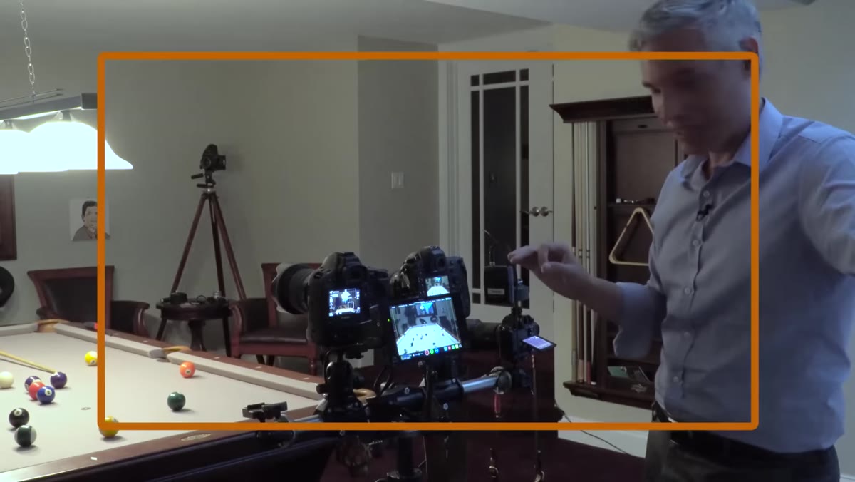 Diagram showing 1.42x crop factor on Canon and Nikon vs full frame Sony