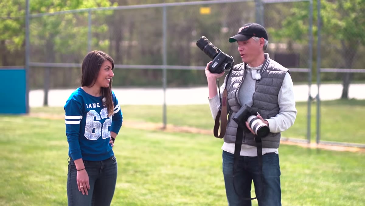 Tony comparing frame rates between Canon and Nikon bodies