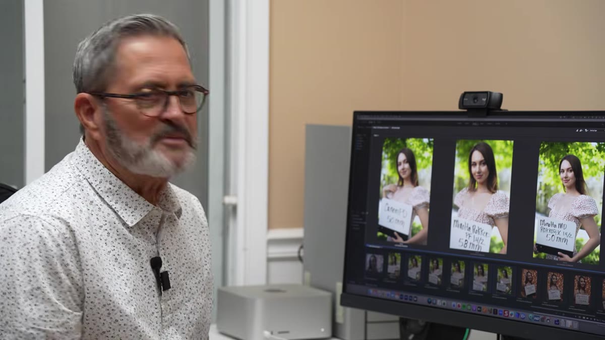 Detailed comparison of bokeh rendering across lenses