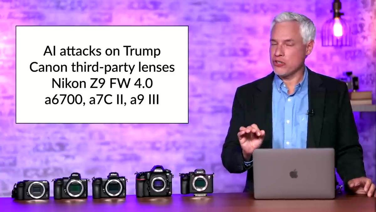 Northrup announcing Nikon Z9 firmware version 4.0