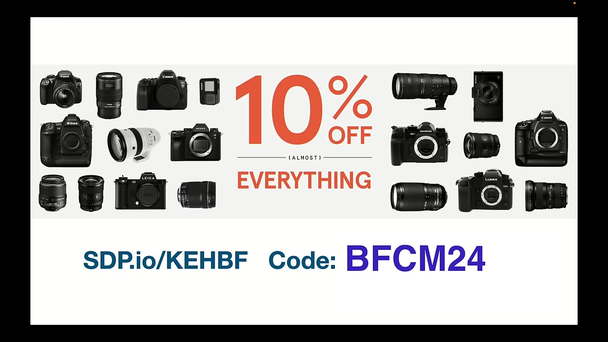 Browser showing KEH camera website with sale banner