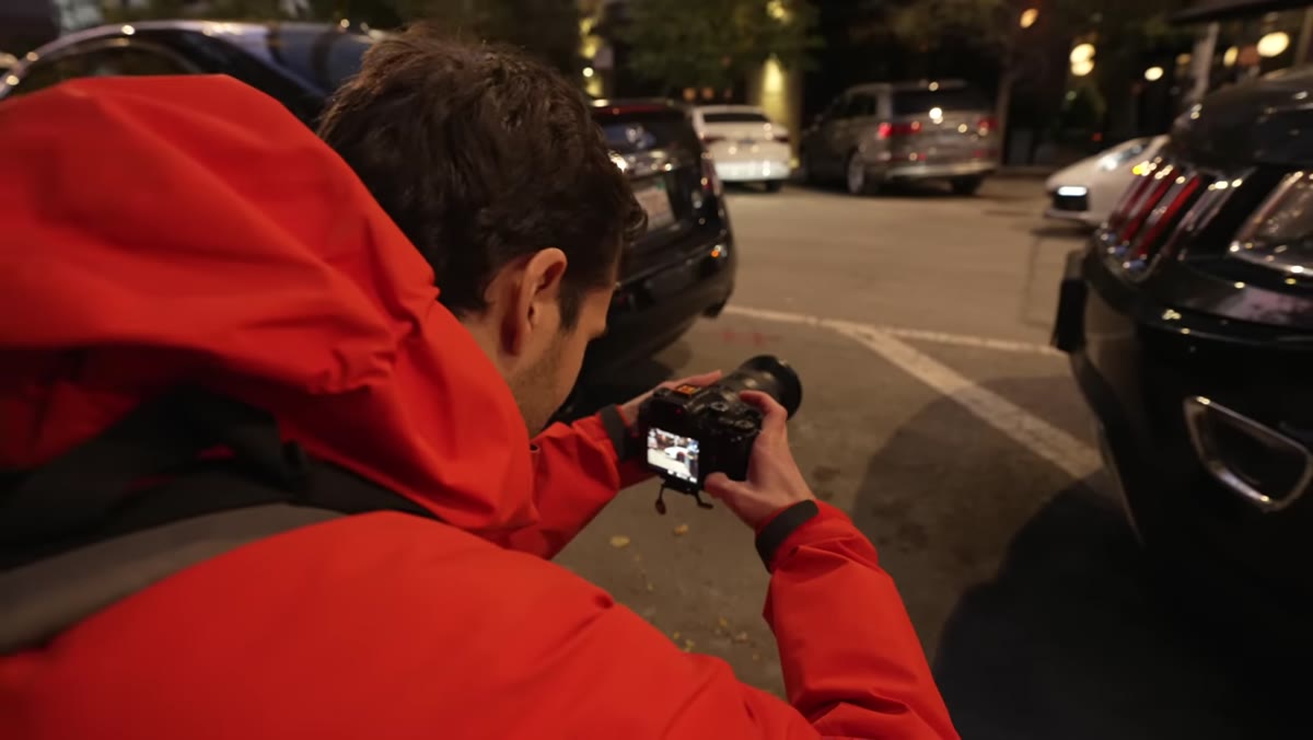Camera display showing ISO 5000 flagged as too high