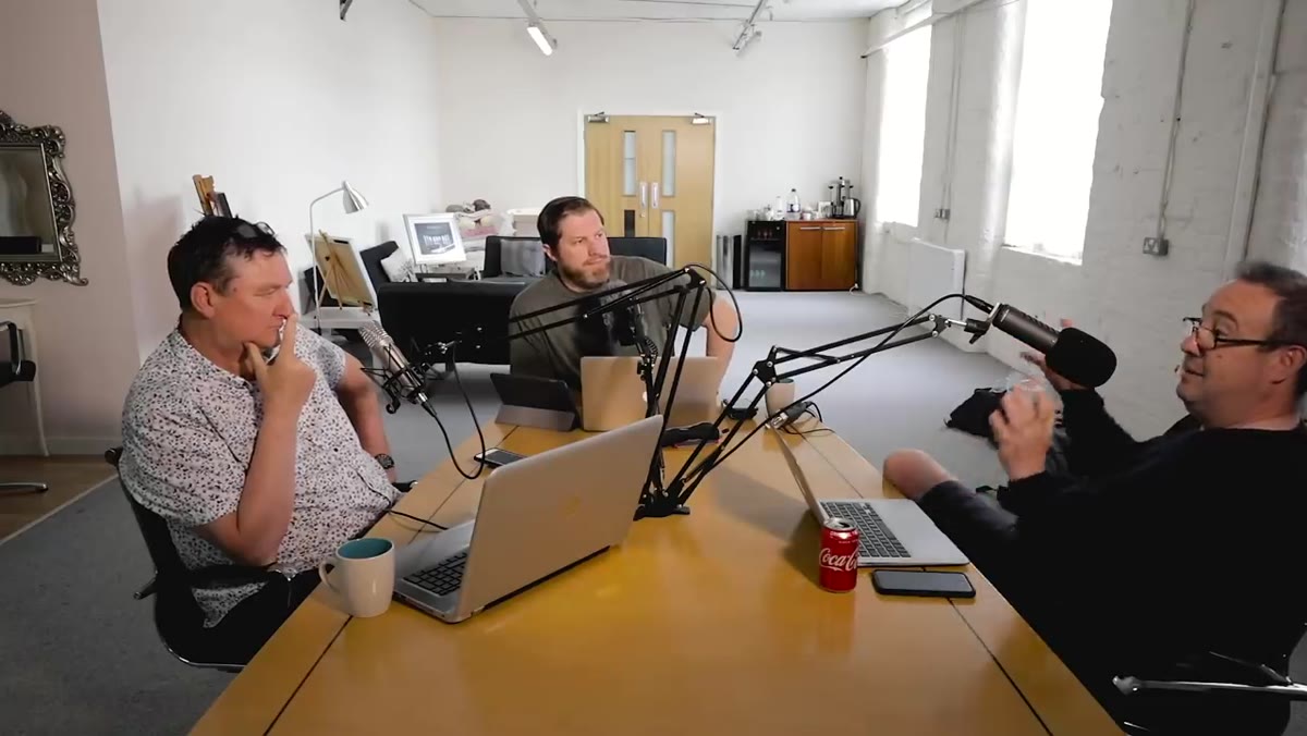 Creator talking to camera, podcast context being explained