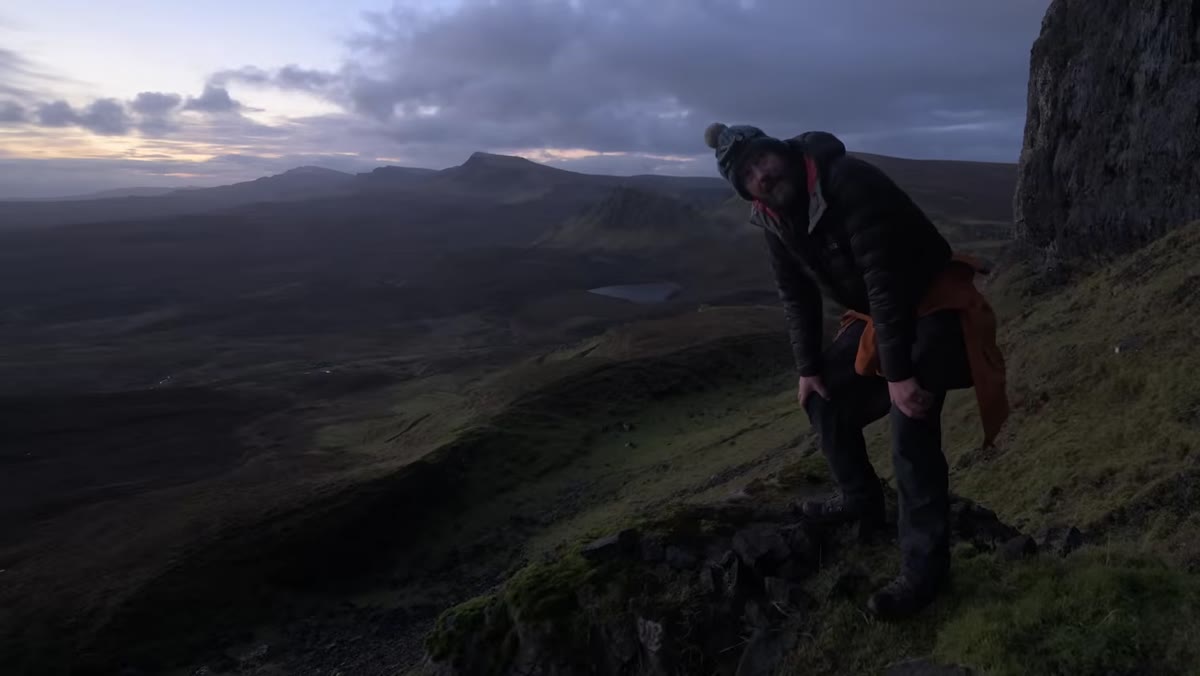 Danson turning back from rockslide area, reassessing route