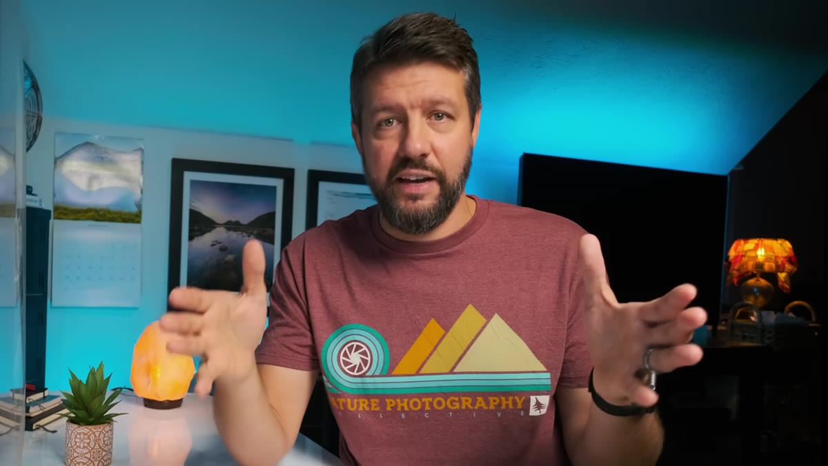 Different focal length versions of the same landscape scene
