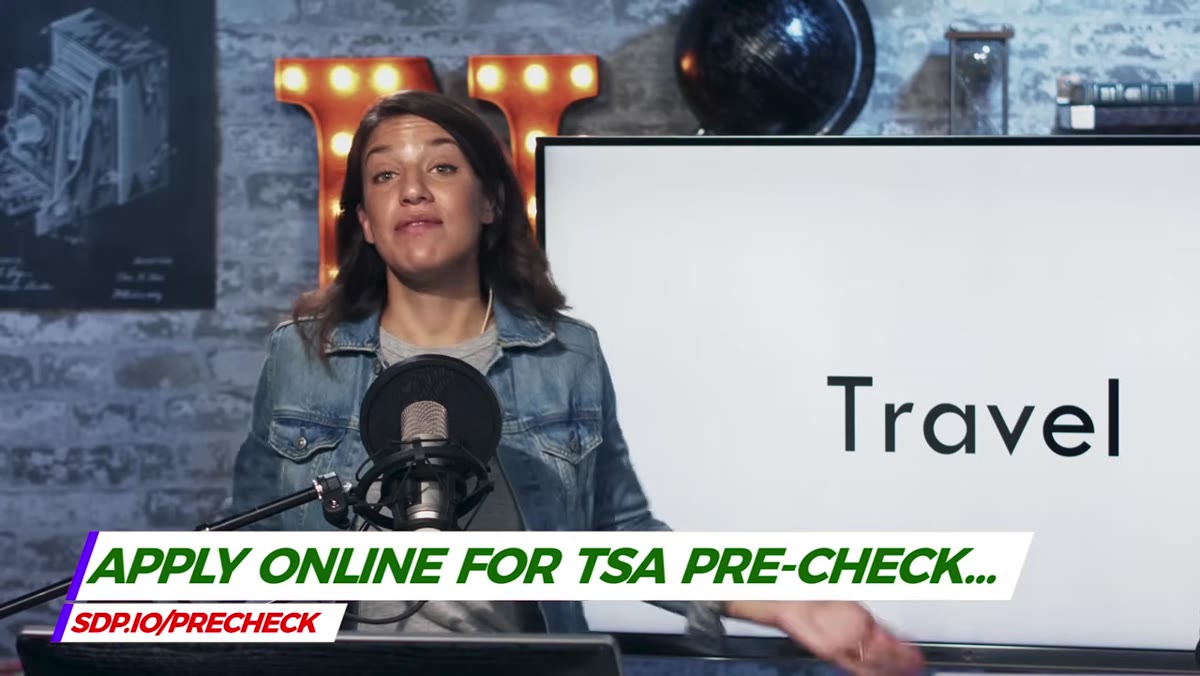 Tony explaining benefits of TSA PreCheck for photographers