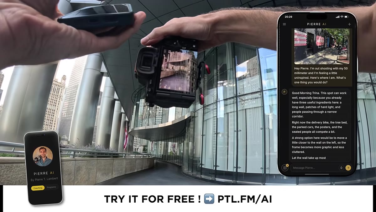 Pierre uploading a test shot for real-time location feedback