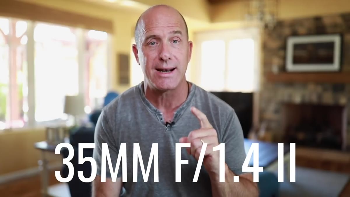 Joel discussing the Canon 35mm f/1.4 Version II