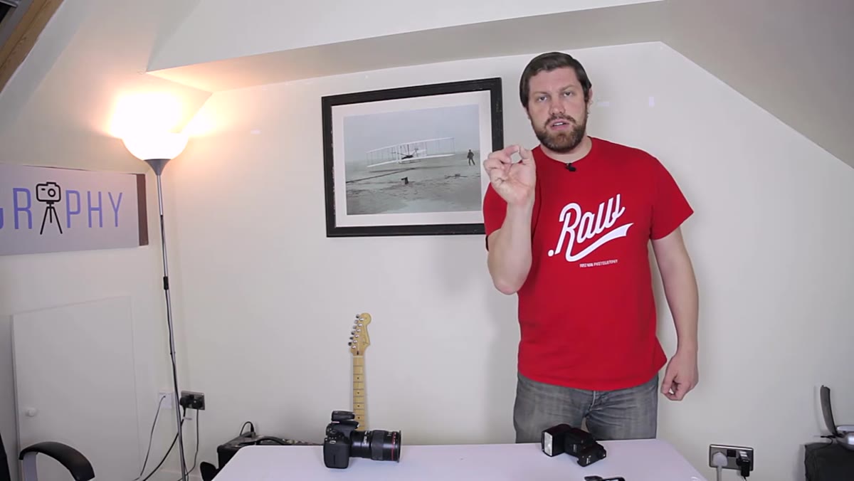 Side-by-side screw macro shot, no flash vs. controlled flash lighting