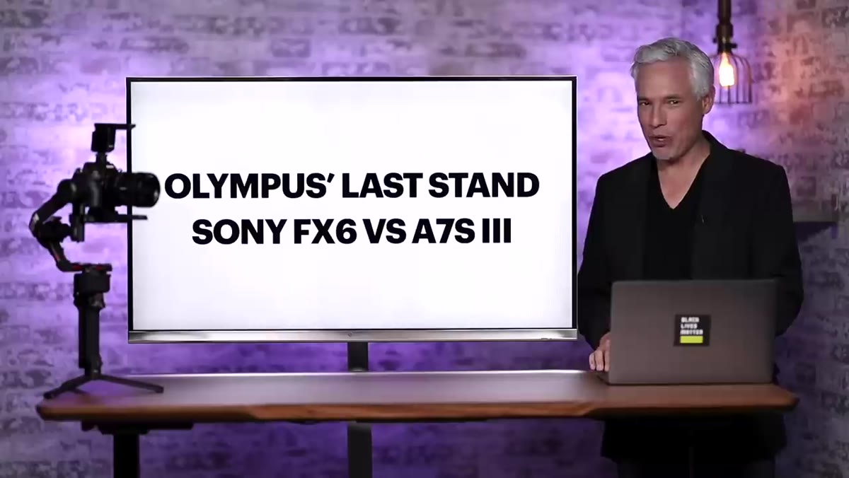 Tony gesturing while explaining the FX6 price point