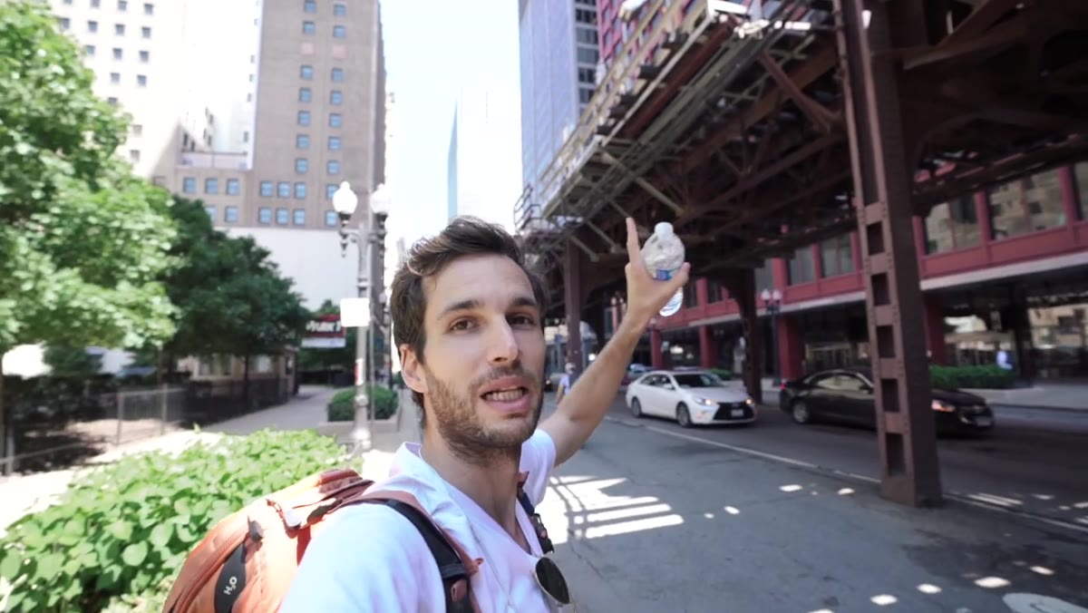 Pierre spotting a train and noting distracting elements on the left side