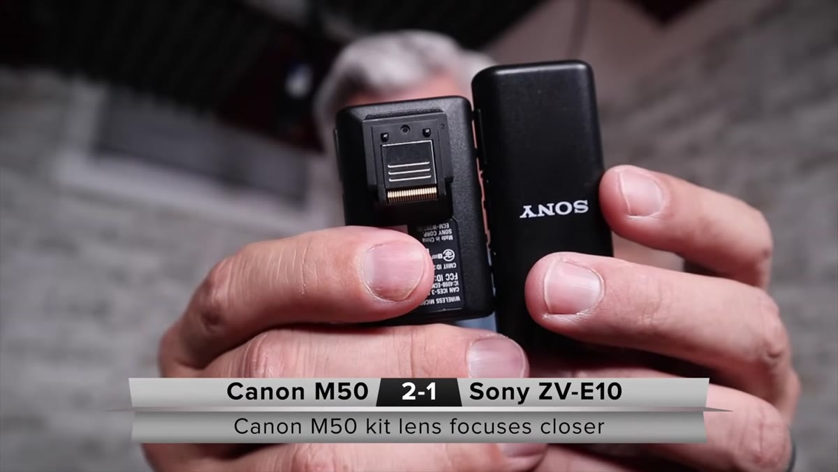 Sony wireless lav system clipped to hot shoe with no cables