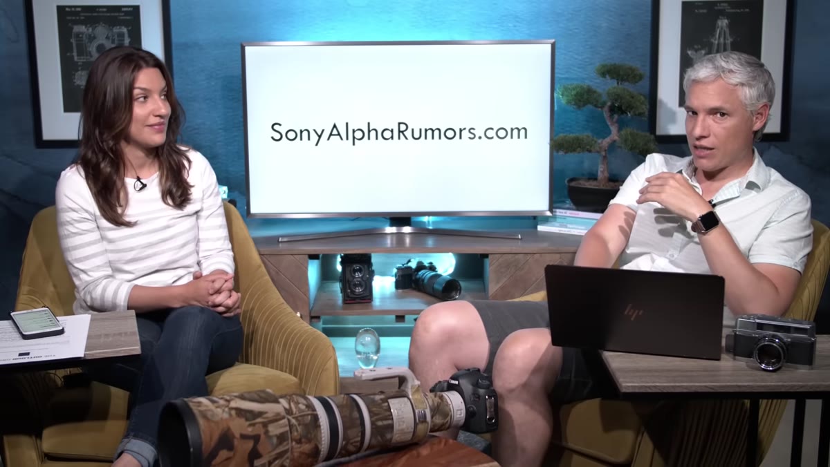 Tony introducing the Sony Alpha Rumors patent source