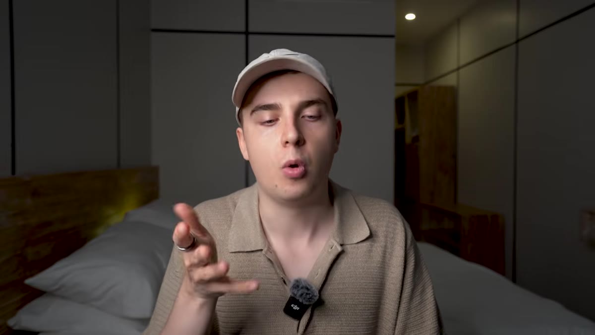 Hugo demonstrating the single filter he kept and recommends