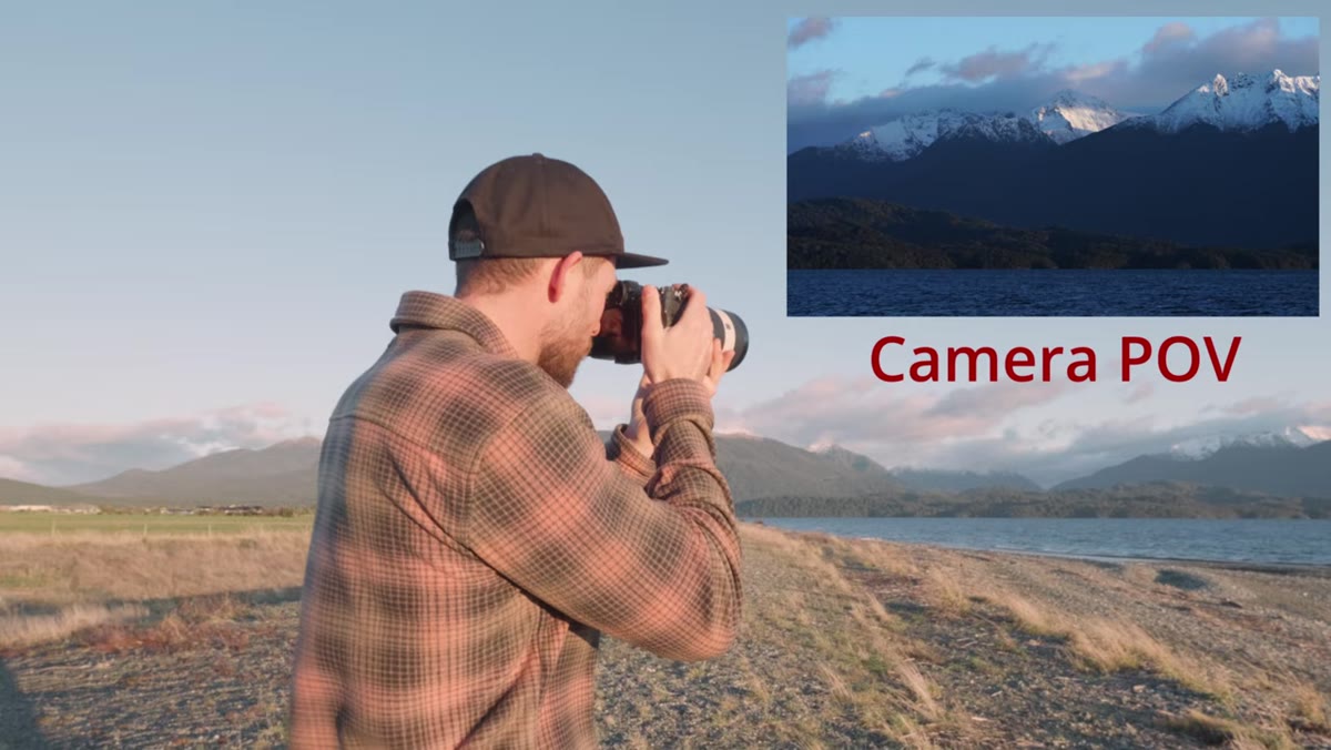 Switching from 100mm to 400mm to cut negative space