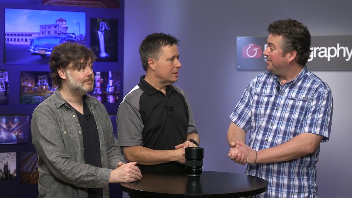 Andre explaining VC and three stops of correction on prime lenses