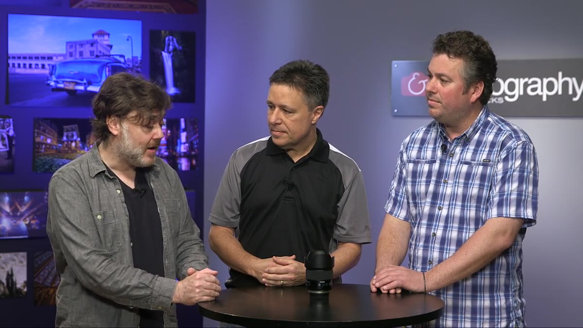 Andre explaining Tamron&rsquo;s entry into the prime lens market