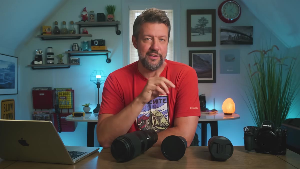 Mark describing telephoto range frustrations in previous setups