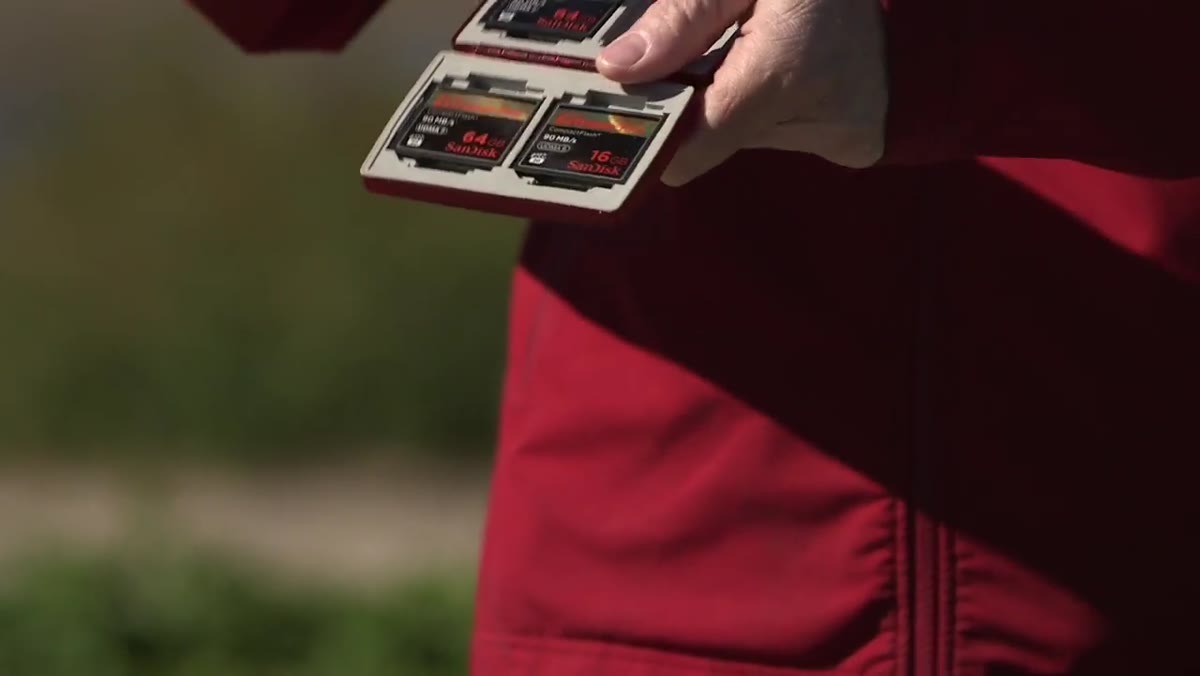 Fast memory card shown as requirement for high-volume shooting