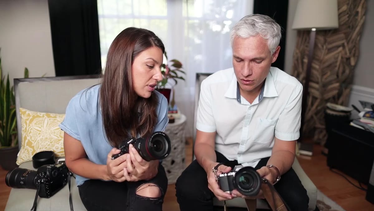 Tony explaining crop factor effect on light gathering