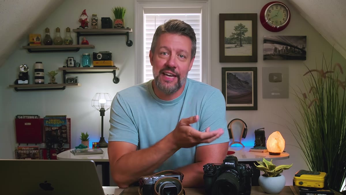 Mark stating maybe every photographer needs a camera they don&rsquo;t need