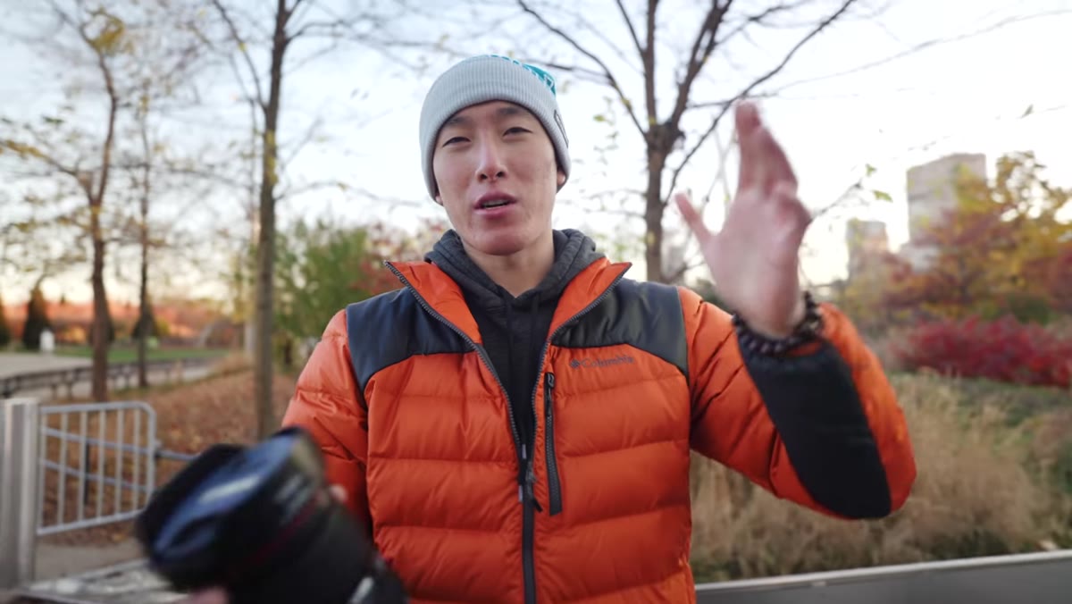 Alex explaining why the 16-35 fits his travel and landscape work