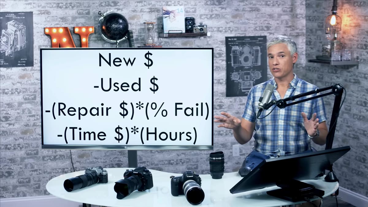 Tony describing different buying methods and time trade-offs