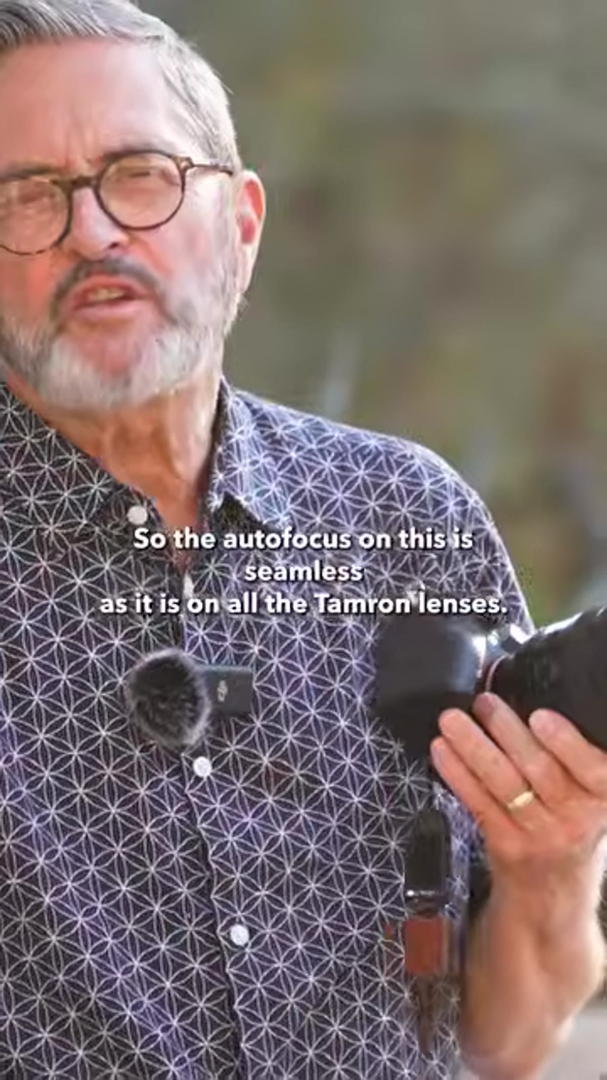 Autofocus tracking demonstration showing fast subject acquisition
