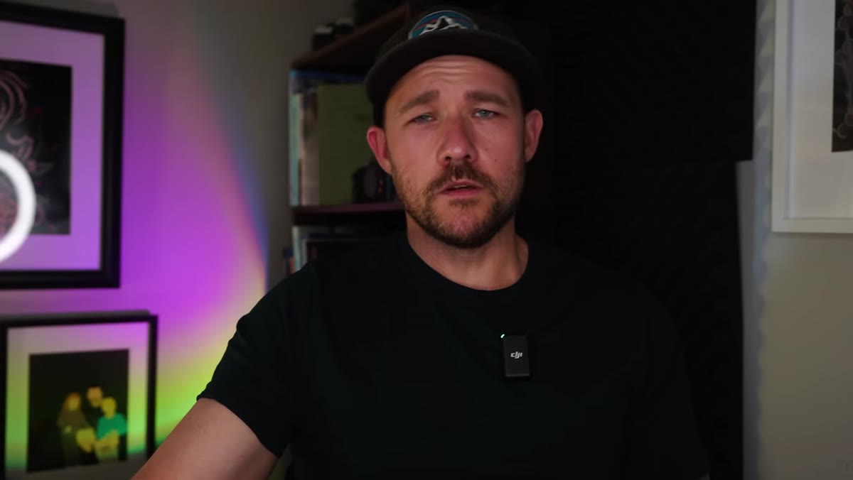 Patino explaining the concept of isolating a scene within a scene