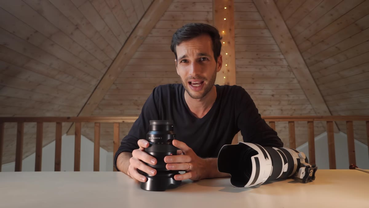 Pierre talking through what he might change about his lens selection