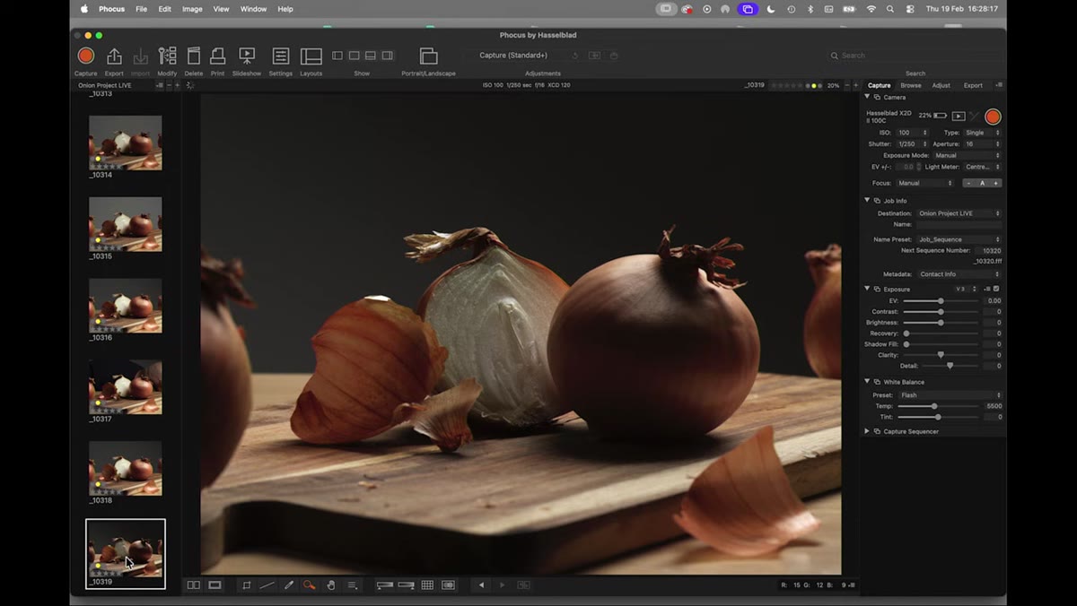 Softbox repositioned to side and rear, revealing texture dramatically