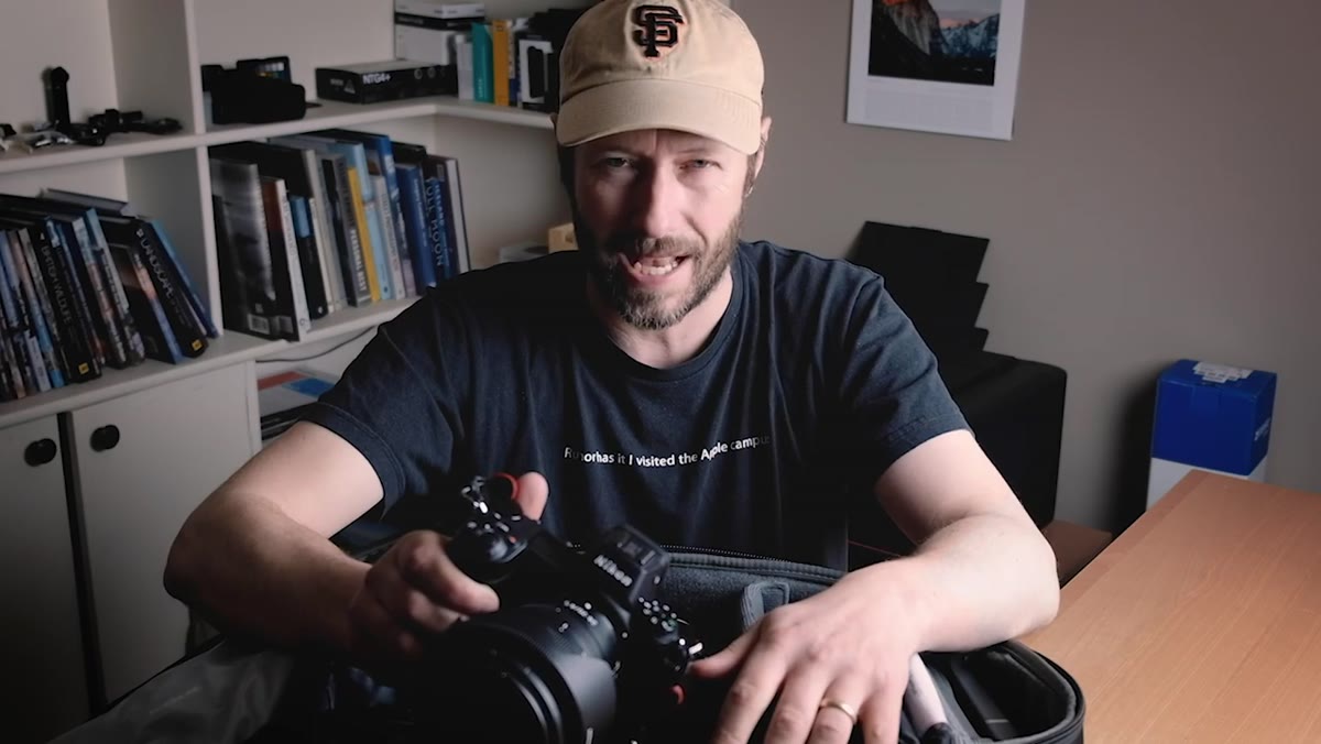 Fuji XT3 with Peak Design strap tabs visible