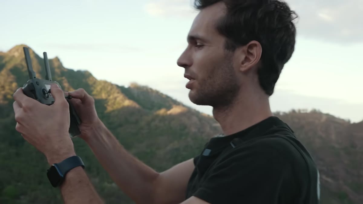 Lambert reacting to losing the drone in the mountains