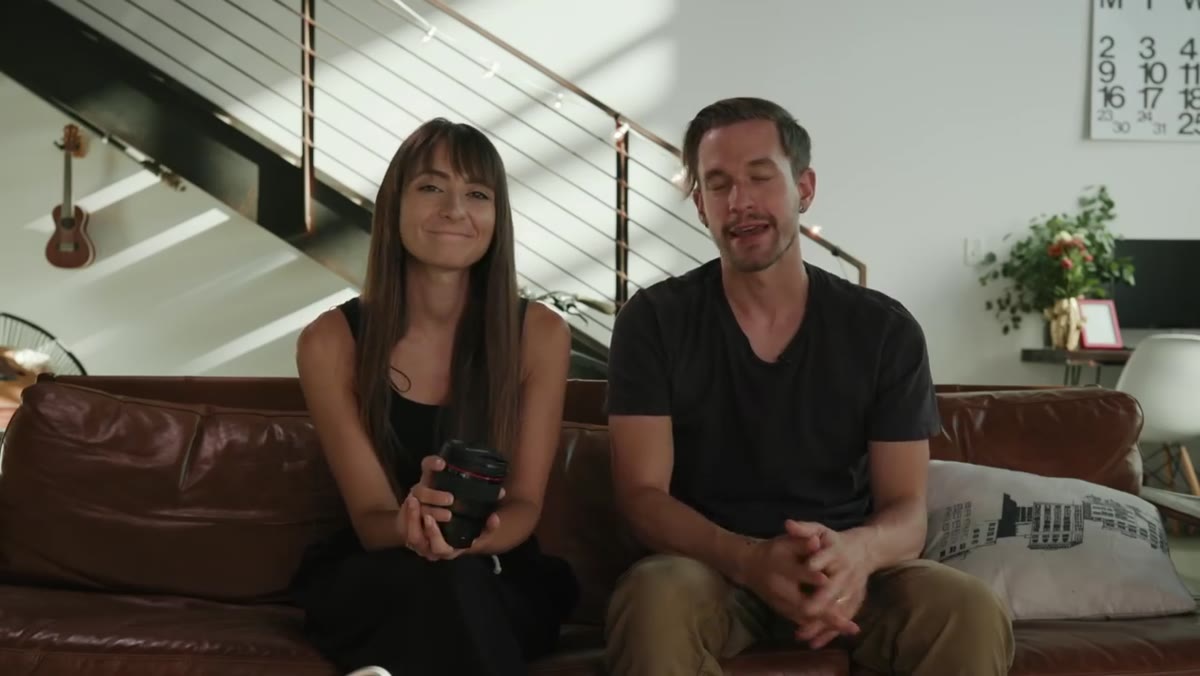Canon 24mm f/1.4 L lens shown on camera body